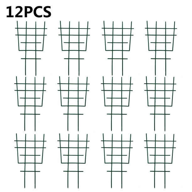 Plant Support Plant Trellis Garden Climbing Trellis Plastic Flower Supports Gardening Tools for Vegtables Flowers Garden Plant Support Gear Fan Pot Trellis
